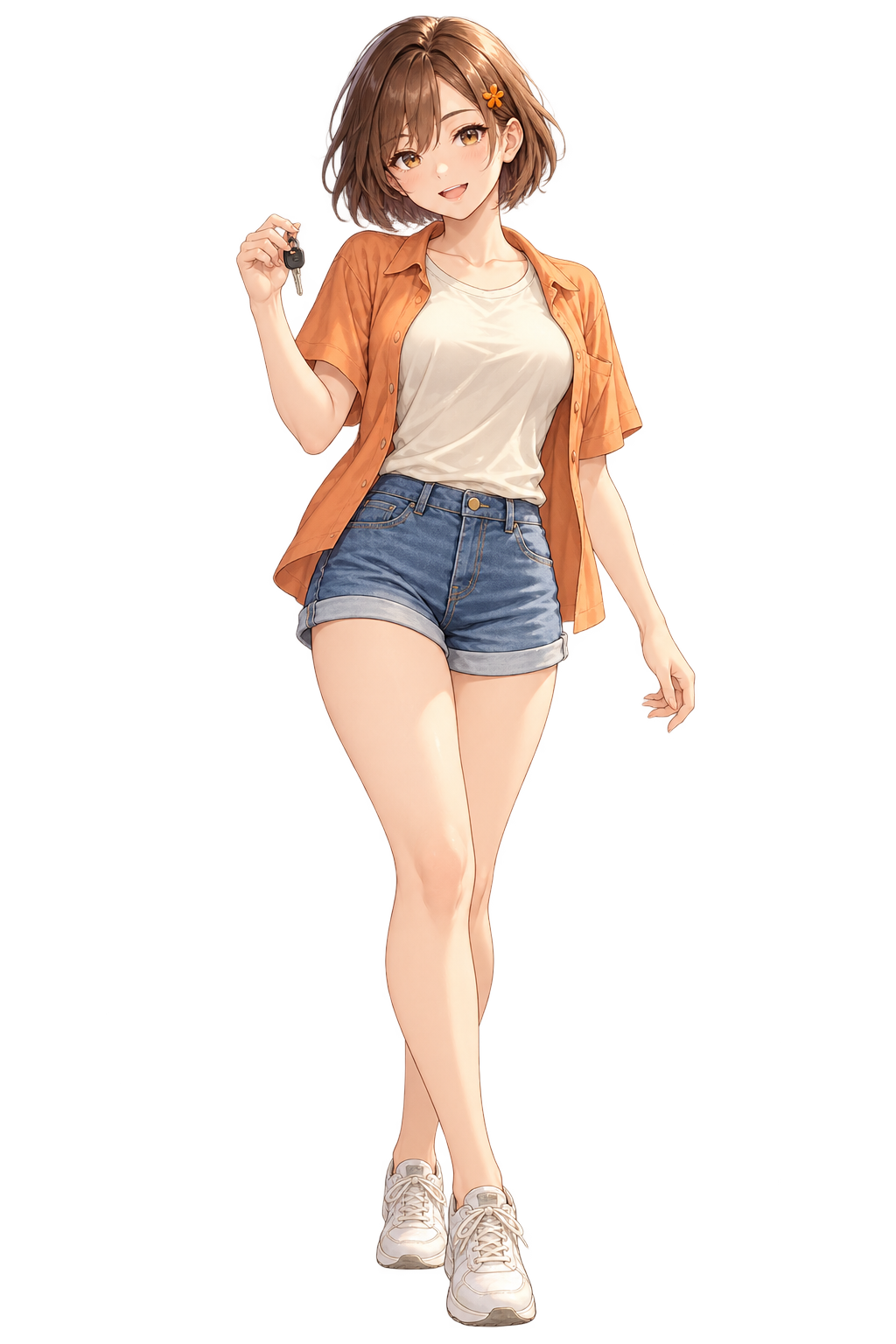 许知夏站在夏日的照相馆里